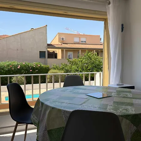 Charming Near The With Pool And Parking Lägenhet Valras-Plage